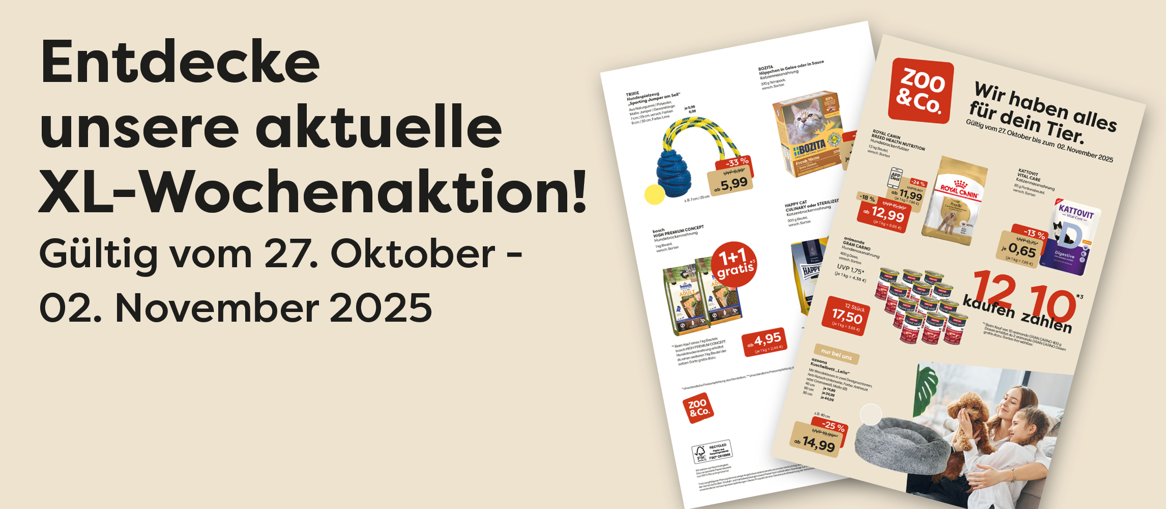 Entdecke unsere aktuelle XL-Wochenaktion vom 27.10.-02.11.2025